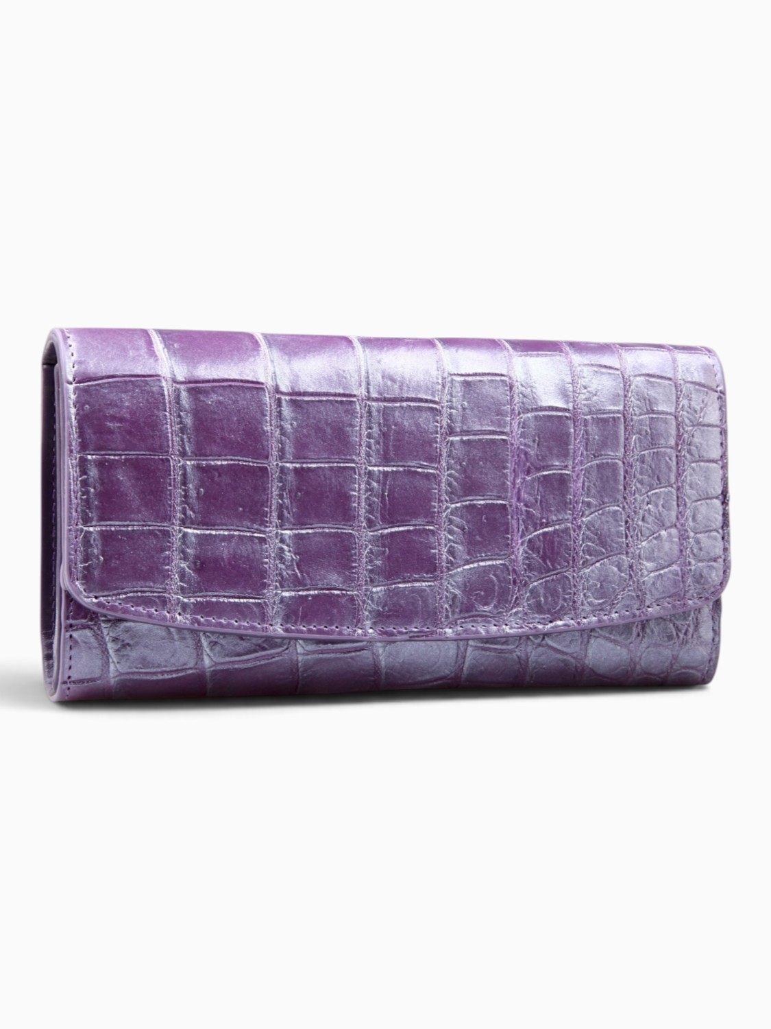 Кошелек женский из кожи крокодила