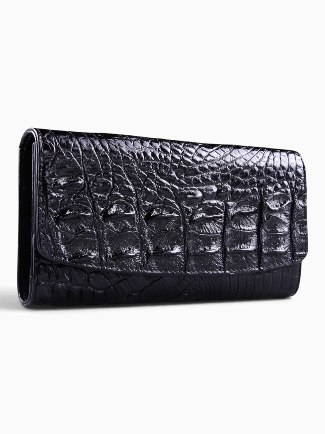 Кошелек женский из кожи крокодила