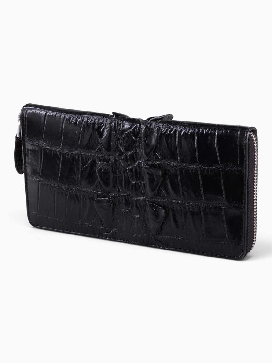 Клатч из кожи крокодила