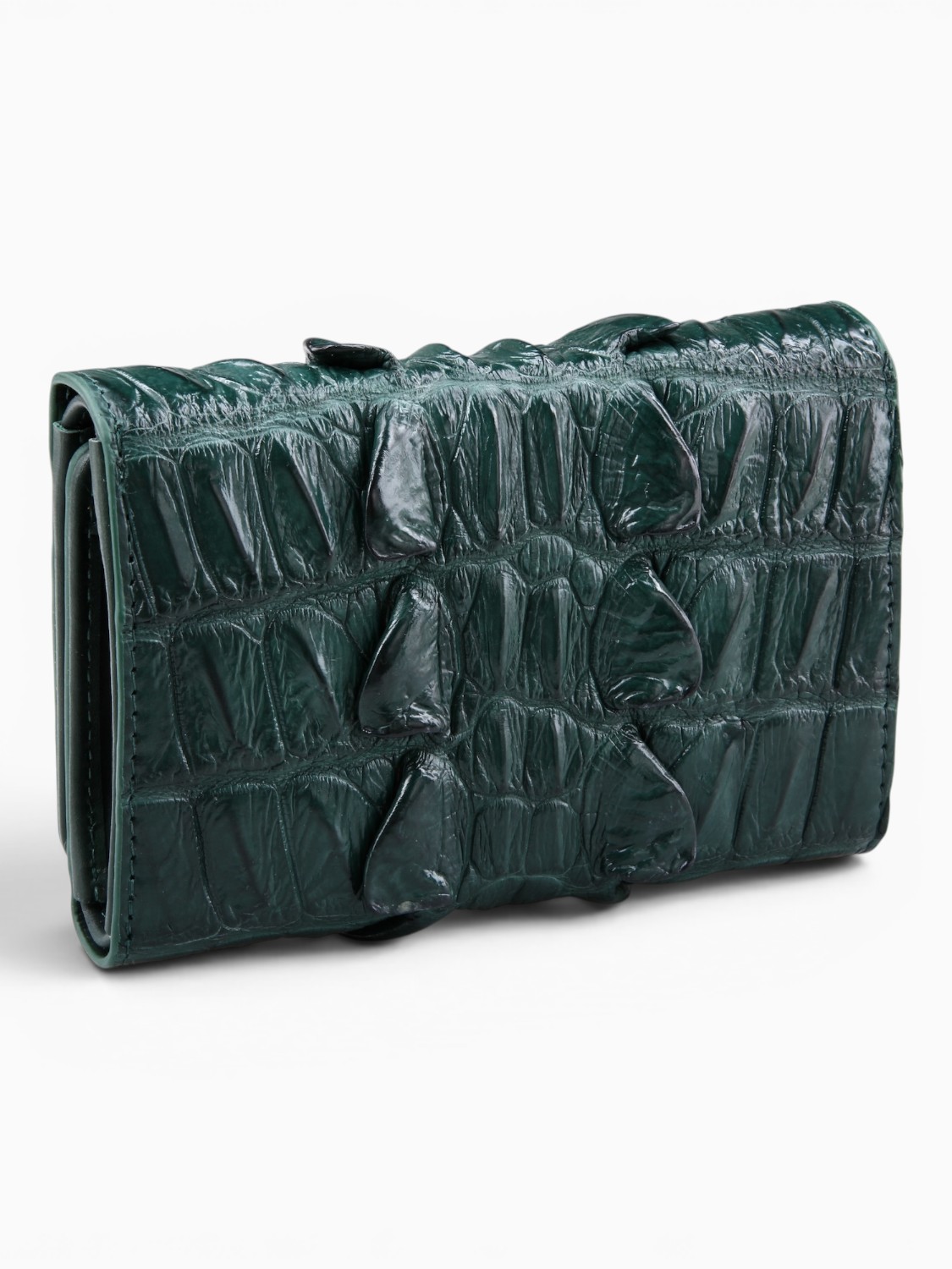 Кошелек из кожи крокодила