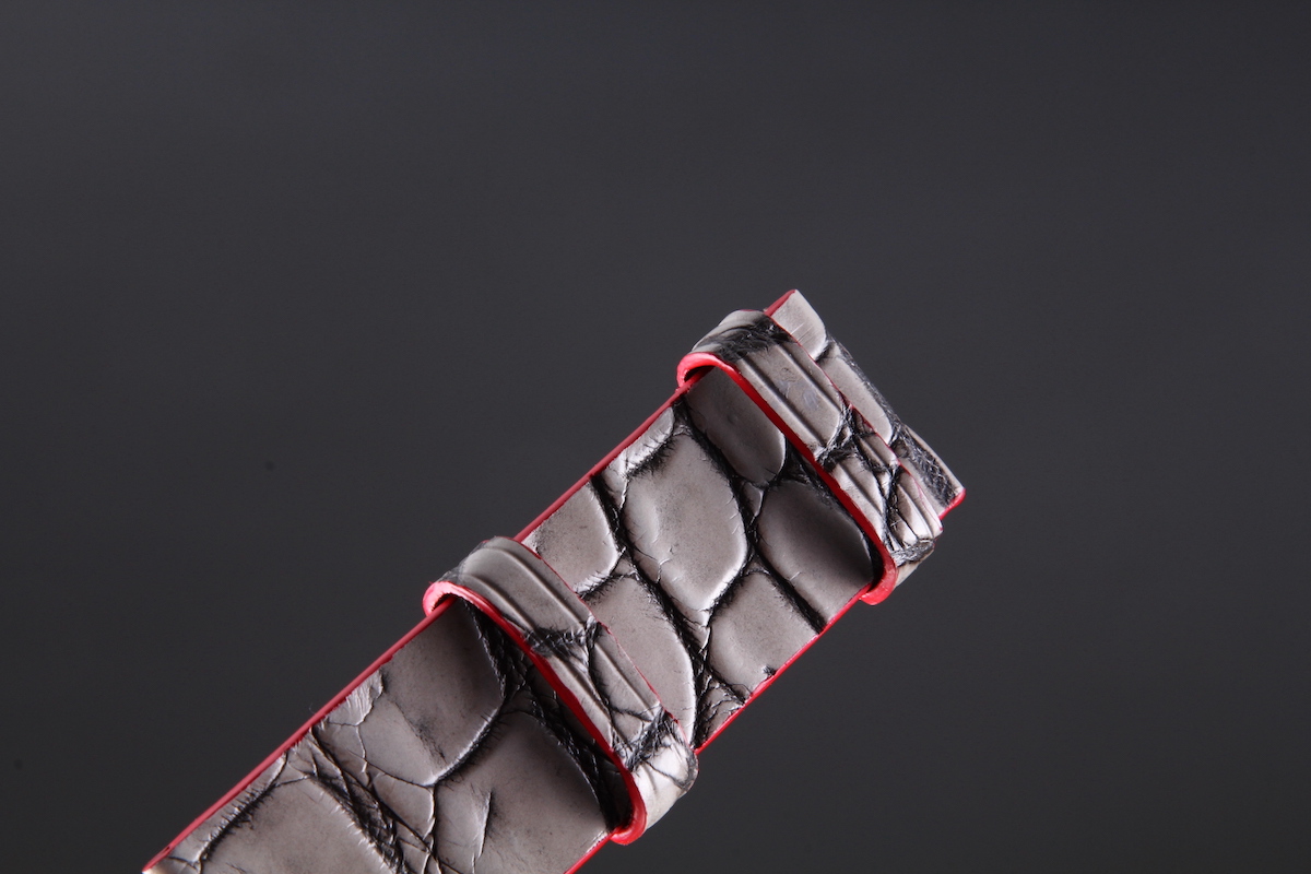 Ремешок для часов из кожи крокодила для Apple Watch, Kansory