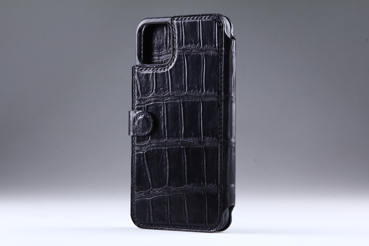 Чехол-книжка для iPhone/Samsung/Sony/Honor из кожи крокодила Kansory