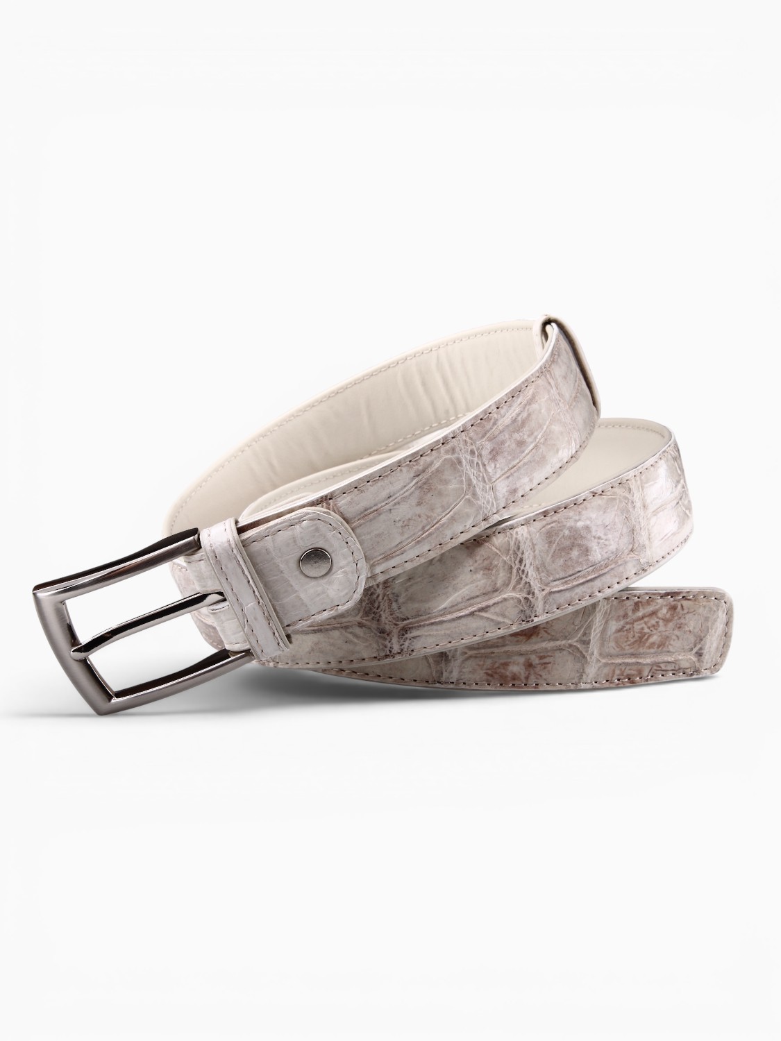 Ремень из кожи крокодила
