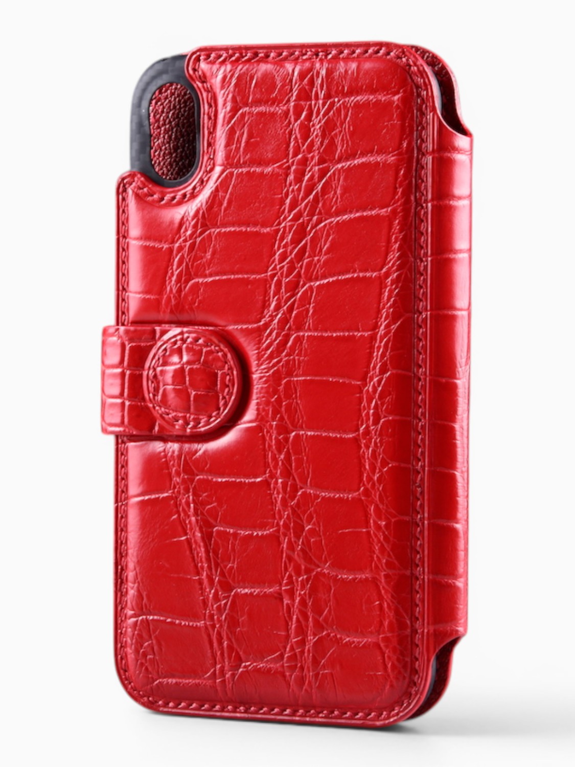 Чехол-книжка для iPhone/Samsung/Sony/Honor из кожи крокодила Kansory