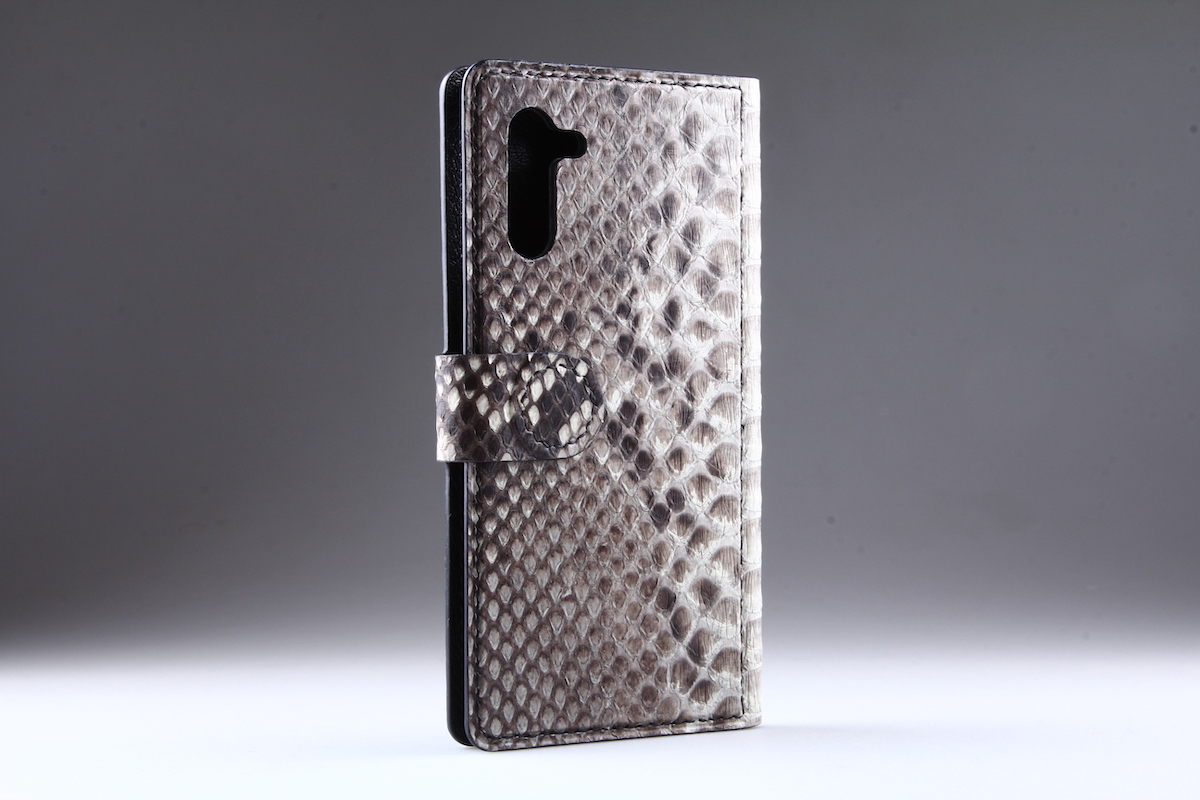 Книжка-чехол Kansory, на любую модель iPhone/Samsung/Sony/Honor из кожи питона