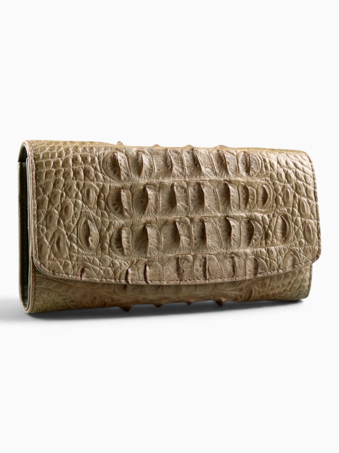 Кошелек женский из кожи крокодила