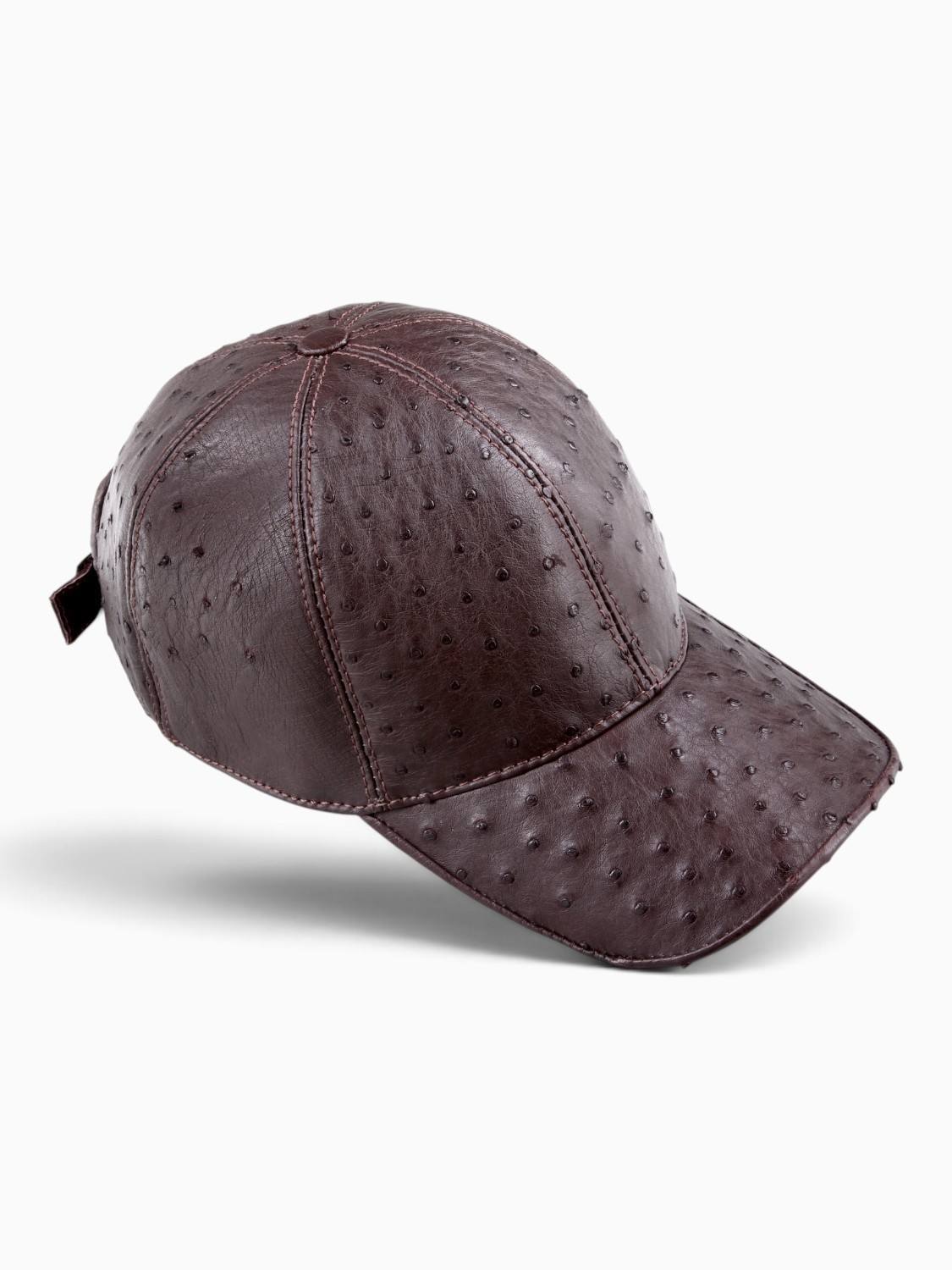 Бейсболка из кожи страуса