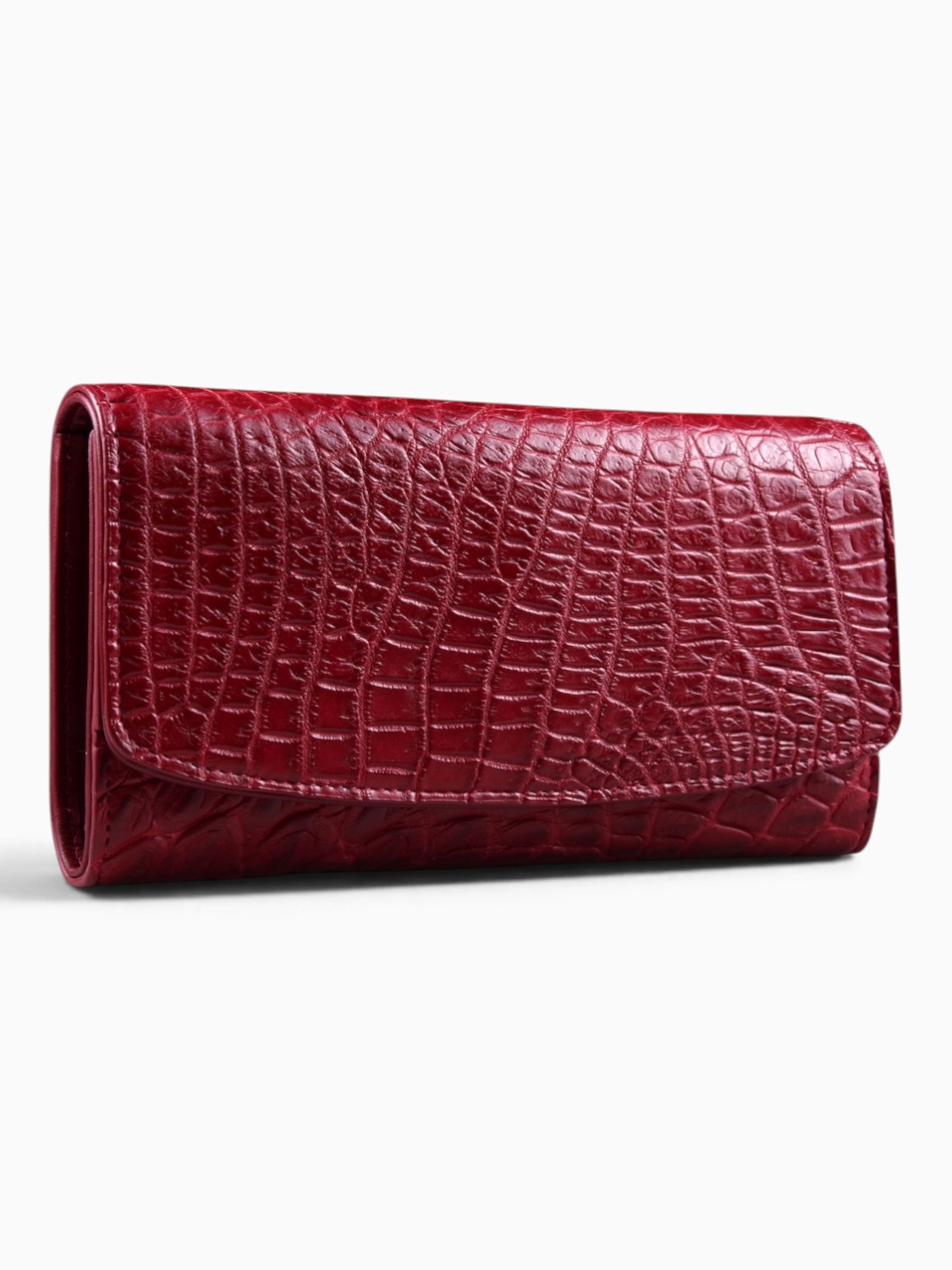 Кошелек женский из кожи крокодила