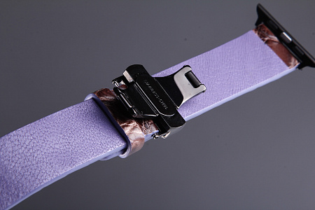 Ремешок для часов из кожи крокодила для Apple Watch, Kansory