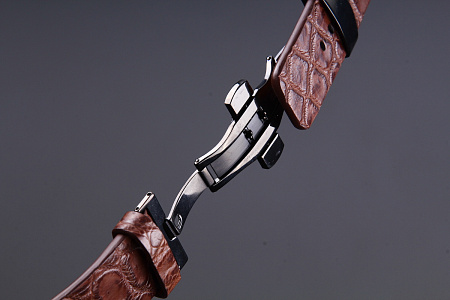 Ремешок для часов из кожи крокодила для Apple Watch, Kansory