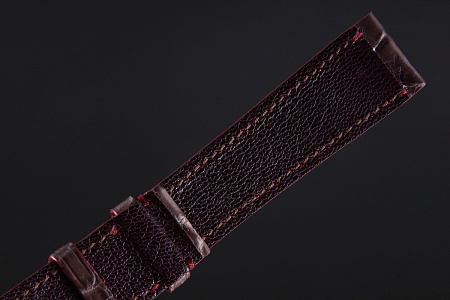 Ремешок для часов из кожи крокодила для Apple Watch, Kansory