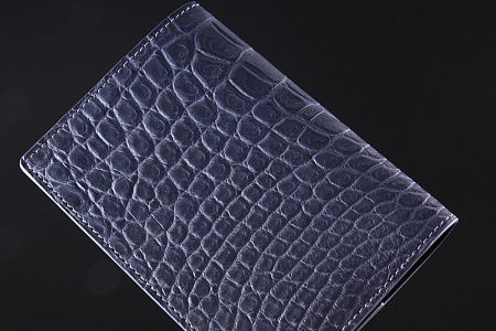 Обложка для паспорта из крокодила Kansory, ручная работа