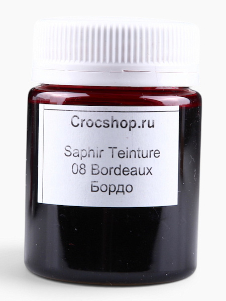 Краска проникающая Saphir Teinture, 50 мл. (бордо)