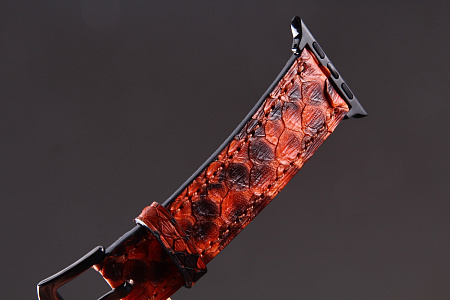 Ремешок для часов из кожи питона для Apple Watch, Kansory