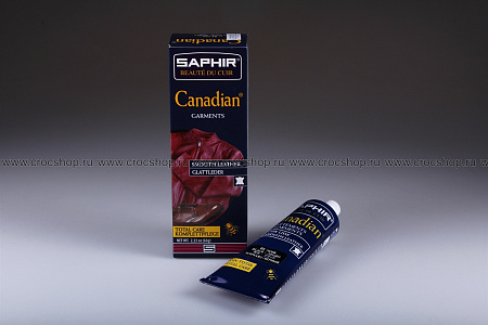 Крем-краска для кожи тюбик CANADIAN SAPHIR, 75мл. (black)