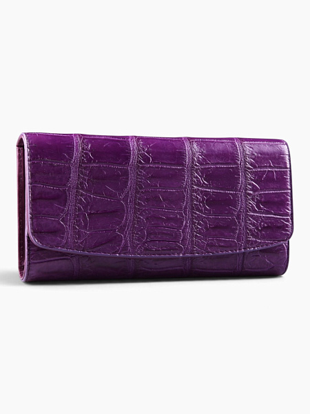 Кошелек женский из кожи крокодила