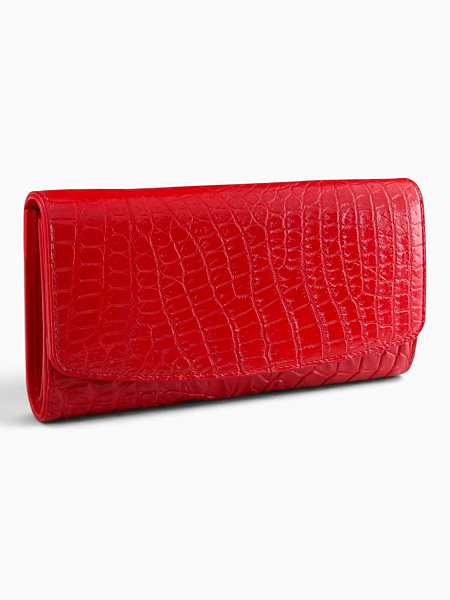 Кошелек женский из кожи крокодила