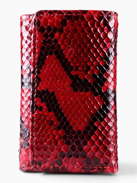 Ключница из кожи питона, длина 10,5 см