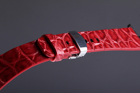 Ремешок для часов из кожи крокодила для Apple Watch, Kansory