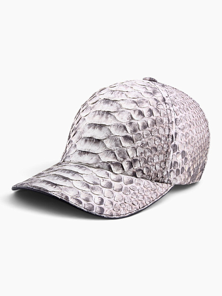 Бейсболка из кожи питона