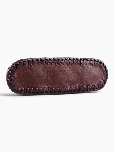 Запряжник для ремня 3,5 - 3,8 см из кожи крокодила в оплетке