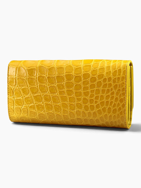 Кошелек женский из кожи крокодила