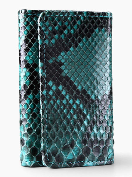 Ключница из кожи питона, длина 10,5 см