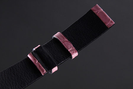 Ремешок для часов из кожи крокодила для Apple Watch, Kansory