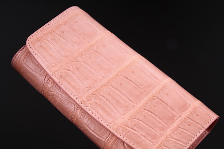 Кошелек женский из кожи крокодила