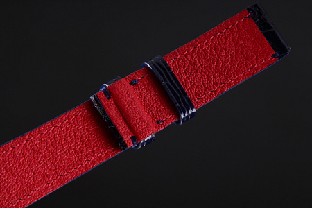 Ремешок для часов из кожи крокодила для Apple Watch, Kansory