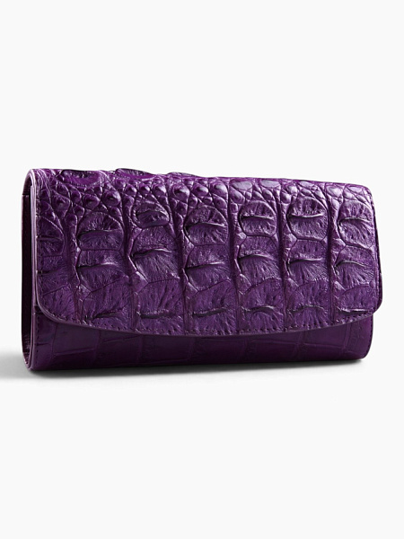 Кошелек женский из кожи крокодила