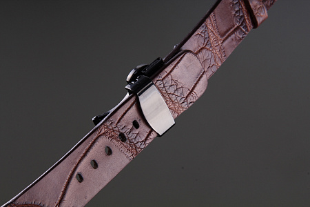 Ремешок для часов из кожи крокодила для Apple Watch, Kansory