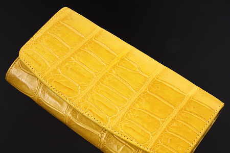 Кошелек женский из кожи крокодила