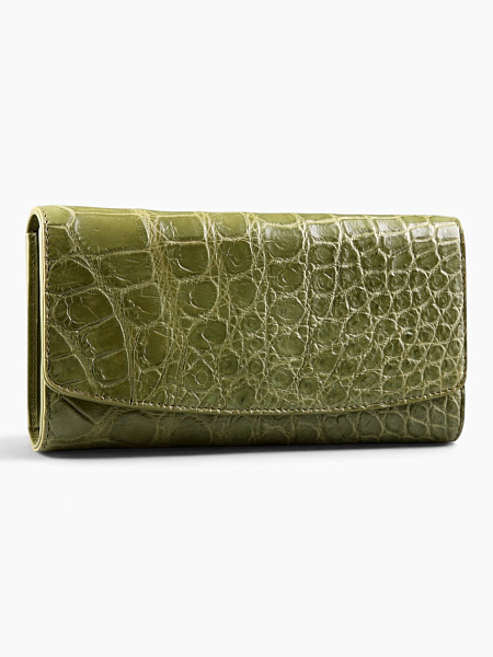 Кошелек женский из кожи крокодила