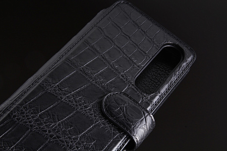 Чехол-книжка для iPhone/Samsung/Sony/Honor из кожи крокодила Kansory