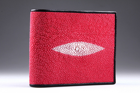 Бумажник из кожи морского ската