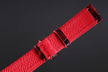 Ремешок для часов из кожи питона для Apple Watch, Kansory