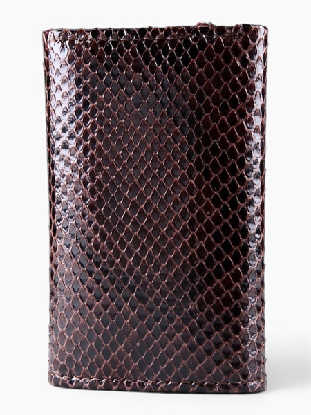 Ключница из кожи питона, длина 10,5 см