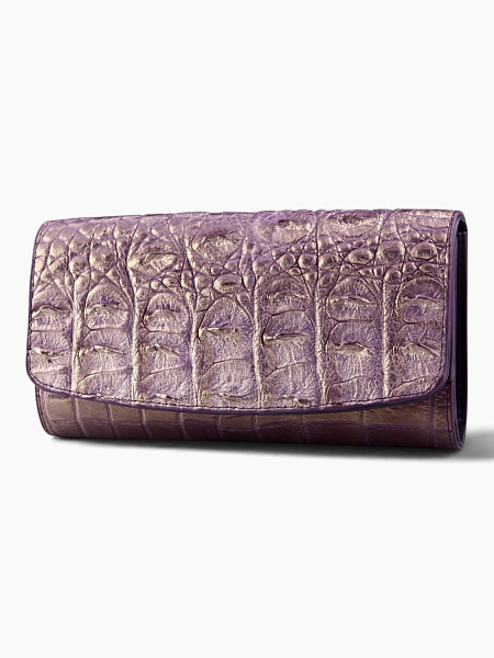 Кошелек женский из кожи крокодила