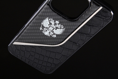 Чехол на любую модель iPhone из кожи крокодила