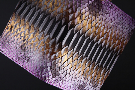 Обложка для паспорта из кожи питона с доп. отделениями