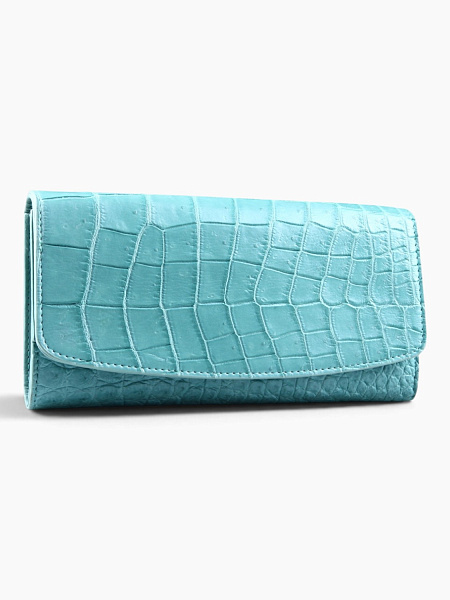 Кошелек женский из кожи крокодила