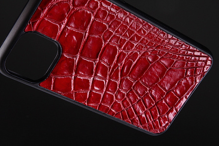 Чехол на iPhone 13 Pro Max из кожи крокодила