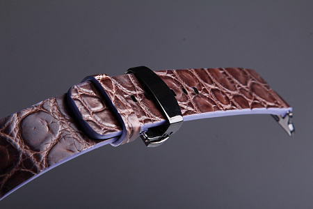 Ремешок для часов из кожи крокодила для Apple Watch, Kansory