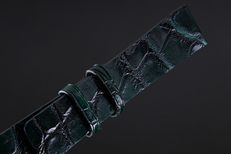 Ремешок для часов из кожи крокодила для Apple Watch, Kansory