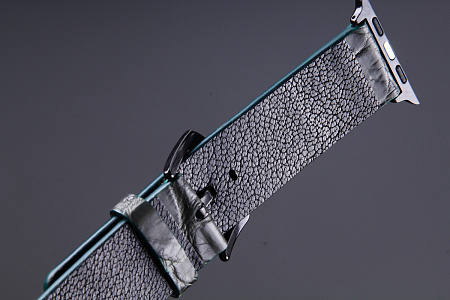 Ремешок для часов из кожи крокодила для Apple Watch, Kansory