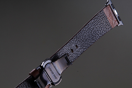 Ремешок для часов из кожи крокодила для Apple Watch, Kansory