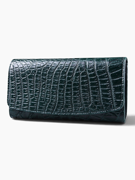 Кошелек женский из кожи крокодила