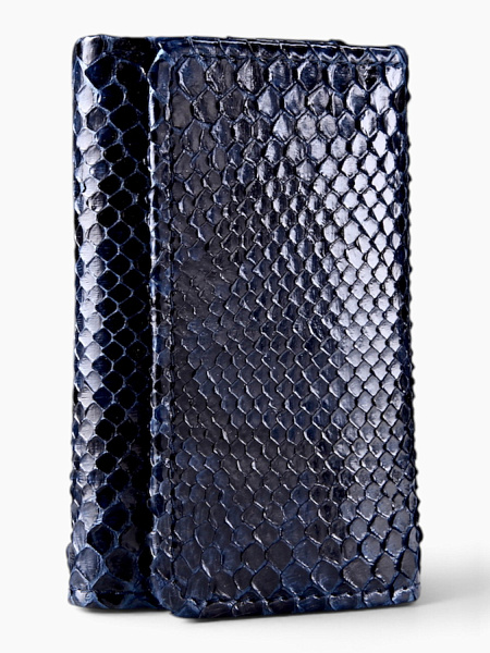 Ключница из кожи питона, длина 10,5 см