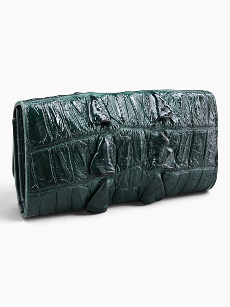 Кошелек женский из кожи крокодила